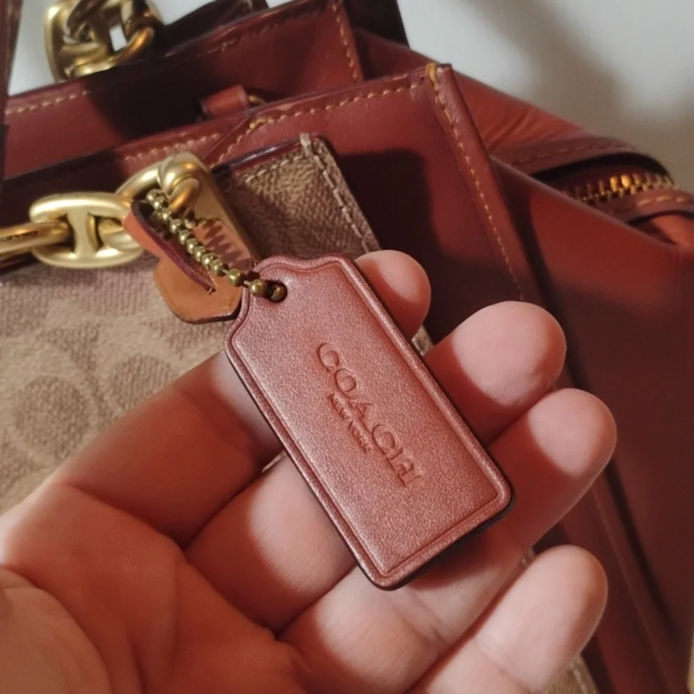 Coach Japan Exclusive Dreamer Convertible Bag – Rare Coated Canvas & Leather – L